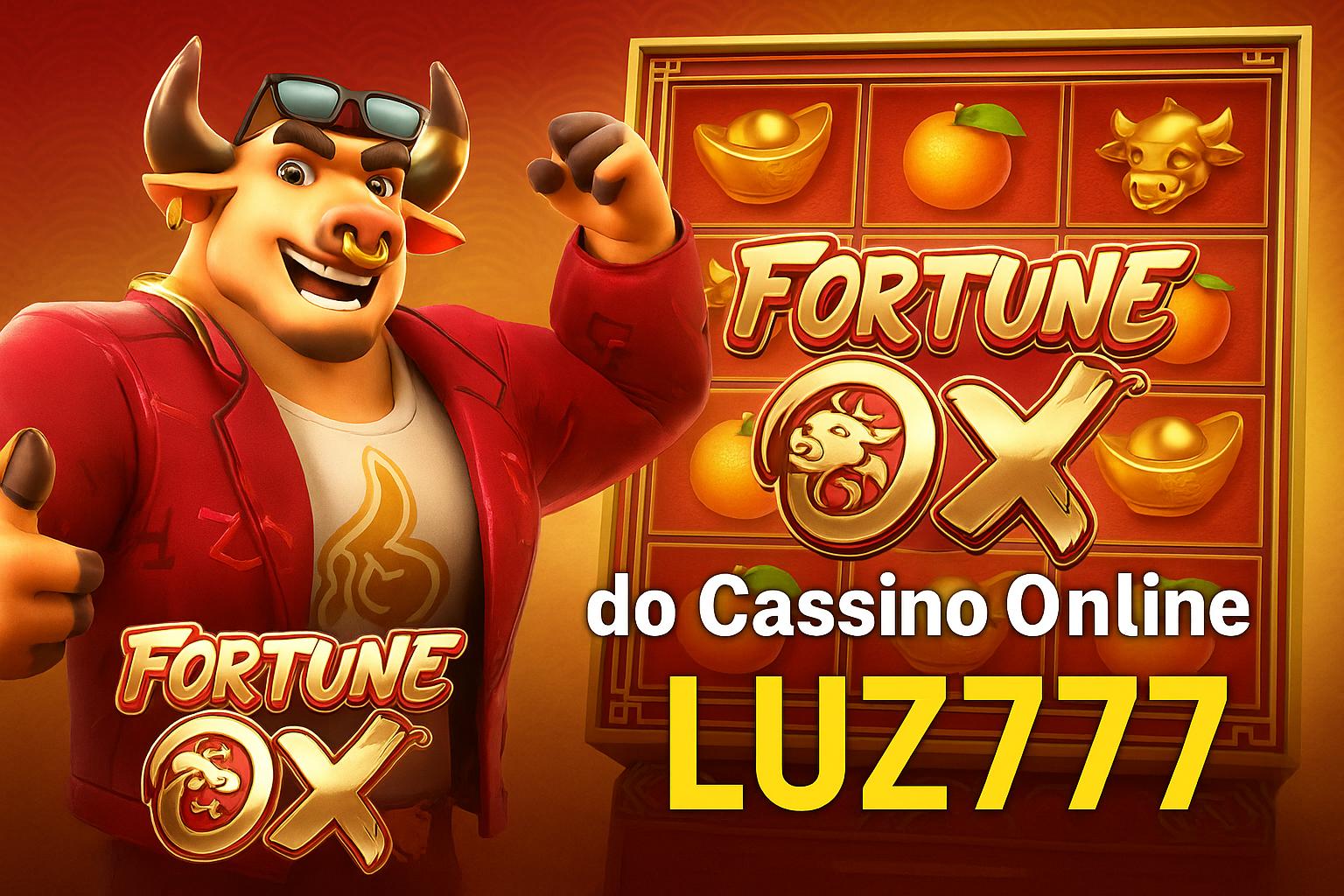 Fortune Ox no LUZ777 - Aposte Agora e Reivindique Seus Ganhos